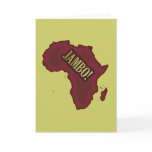 Jambo! The Swahili Word for Hello! Cards