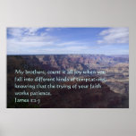 James 1:2-3 Poster posters
