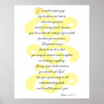 James 1:2-5 posters
