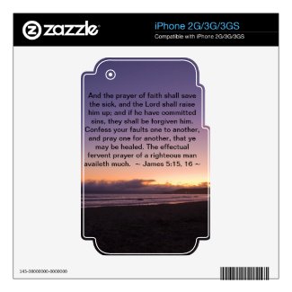 James 5:15- 16 skin for the iPhone 2G