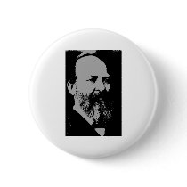 James A. Garfield silhouette buttons