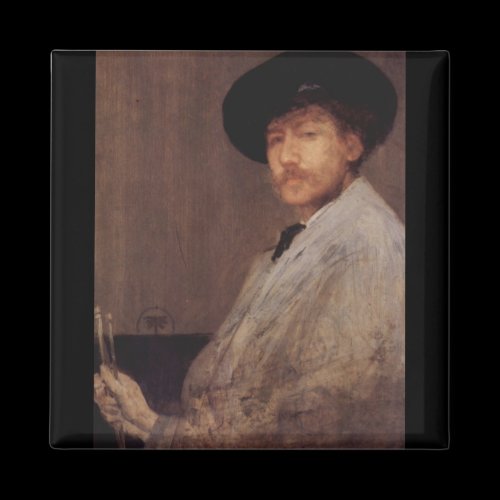 James Abbot McNeill Whistler - Self Portrait Refrigerator Magnets
