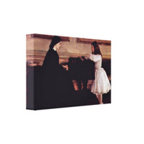 James Abbott McNeill Whistler - At the Piano Canvas Prints