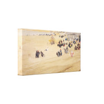 James Abbott McNeill Whistler - Beach Scene Gallery Wrap Canvas