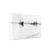 James Abbott McNeill Whistler - Nocturne Gallery Wrapped Canvas