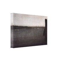 James Abbott McNeill Whistler - Nocturne in Grey Gallery Wrap Canvas
