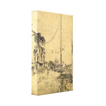 James Abbott McNeill Whistler - The little Mast Stretched Canvas Print