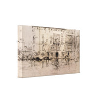 James Abbott McNeill Whistler - The Palaces Gallery Wrap Canvas