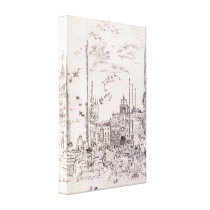 James Abbott McNeill Whistler - The Piazzetta Stretched Canvas Print