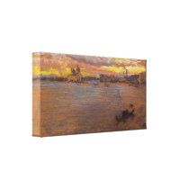 James Abbott McNeill Whistler - The Piazzetta Gallery Wrap Canvas