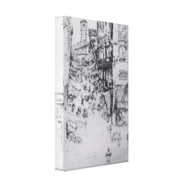 James Abbott McNeill Whistler - The Rialto Canvas Print