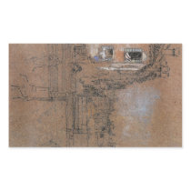 James Abbott McNeill Whistler - Venetian canal Rectangle Stickers