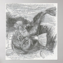 James Johonnot - Angler-Fish Print
