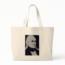James K. Polk silhouette bags