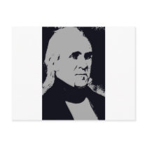 James K. Polk silhouette postcards