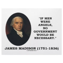 James Madison If Men Were Angels No Gov't Would Be letterhead