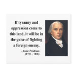 James Madison Quote 2b Postcard