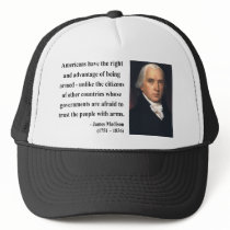 James Madison Quote 4b Mesh Hats