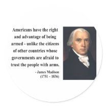 James Madison Quote 4b stickers