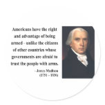James Madison Quote 4b stickers