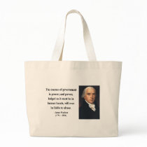 James Madison Quote 5b Tote Bags