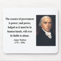 James Madison Quote 5b mousepads