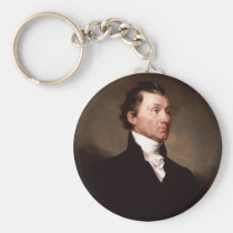 James Monroe Portrait by Samuel Morse keychains
