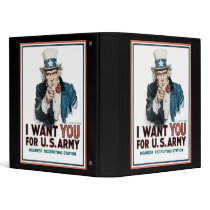 James Montgomery Flagg I Want You For U.S. Army Binders