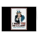 James Montgomery Flagg I Want You For U.S. Army Greeting Cards