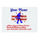 James Tillich For President Business Card Template