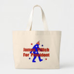James Tillich For President Canvas Bags