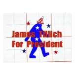 James Tillich For President Custom Announcements