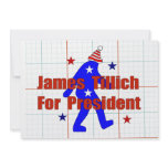 James Tillich For President Custom Announcements
