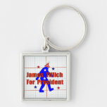 James Tillich For President Keychain
