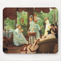 James Tissot Victorian Tea Party Mouse Pad