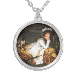 James Tissot Young Lady in a Boat Necklace