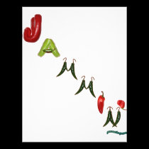 Jammin' Chili Peppers invitations