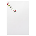 Jammin' Chili Peppers Custom Stationery