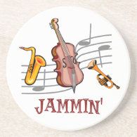 Jammin' Jazz Drink Coasters