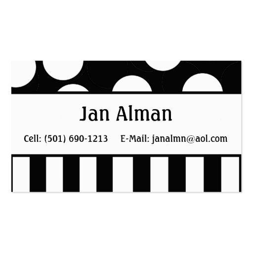 Jan Alman 2 Business Card