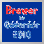 Jan Brewer for Governor 2010 Star Design posters