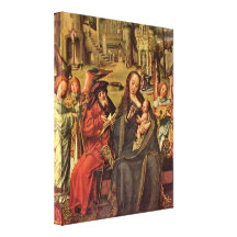 Jan Mabuse - Holy Family Stretched Canvas Print