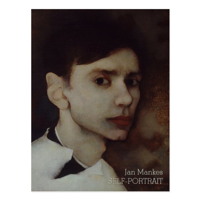 Jan Mankes Self-portrait CC0689 Postcard