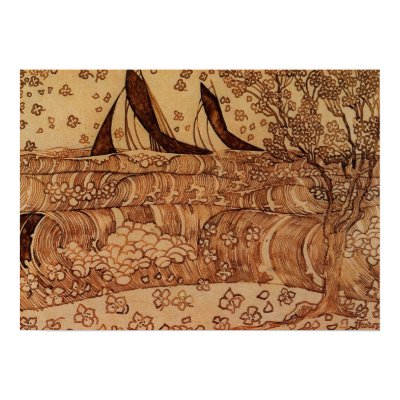 Jan Theodoor Toorop - Waves Poster by MyOtherPlanet
