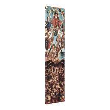 Jan van Eyck - Last Judgement diptych wing Gallery Wrapped Canvas