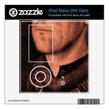 Jan Van Eyck - Portrait of Baudouin de Lannoy iPod Nano Decal
