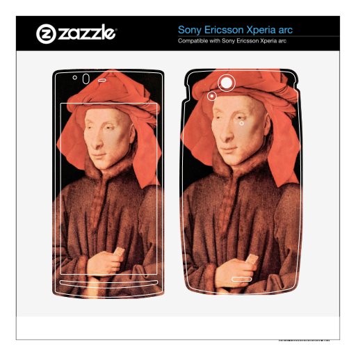 Jan Van Eyck - Portrait of Giovanni Arnolfini Xperia Arc Skins