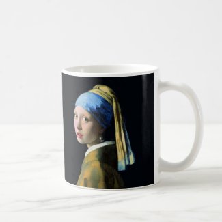 Jan Vermeer Girl With A Pearl Earring Baroque Art Coffee Mug