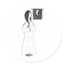 Jane Austen after dark stickers