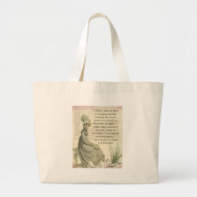 Jane Austen Book Lovers Canvas Bags